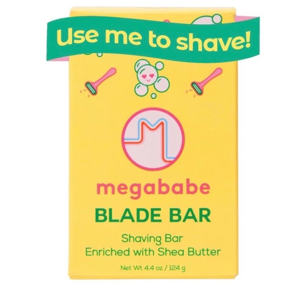 Megababe Blade Bar Hydrating Shaving Bar Shea Butter Fragrance Free 4.4 oz